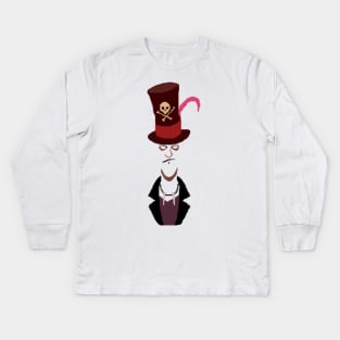 Dr. Facilier Mininalist Kids Long Sleeve T-Shirt